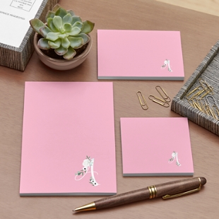 Floral Initial Post-It® Note