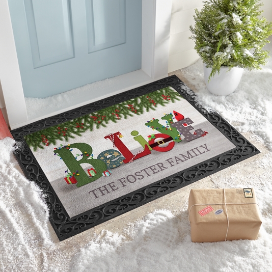 Believe Doormat Personal Creations