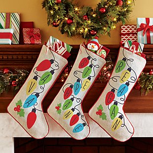 Colorful Lights Stocking
