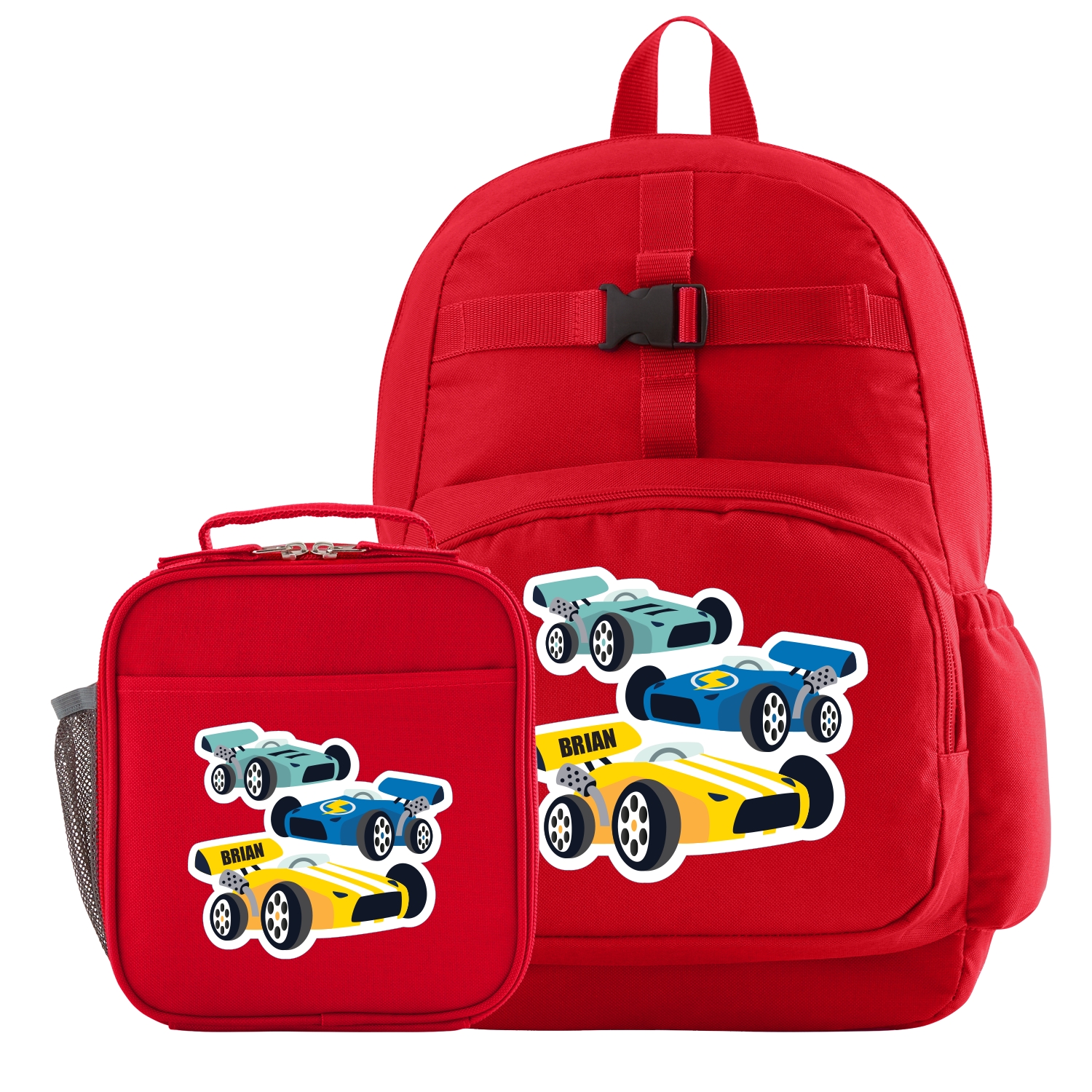 Boys backpack with lunchbox on sale