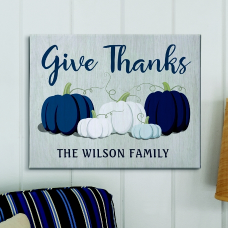 Thankful Pumpkins Canvas