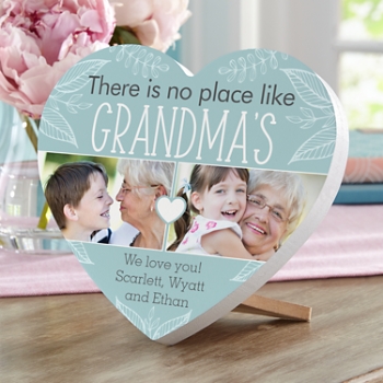 Where Our Love Lives Photo Wood Heart