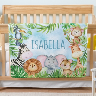 Animal Parade Baby Blanket