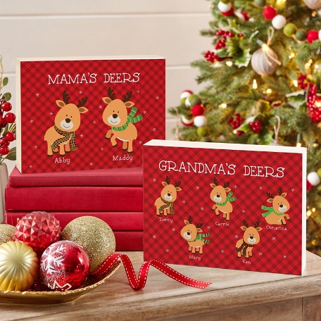 Little Deers Wood Block