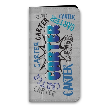 Graffiti Fun iPhone 11 Folio Case - Blue