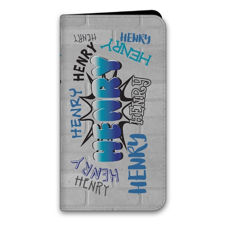 Graffiti Fun iPhone 11 Pro Folio Case - Blue