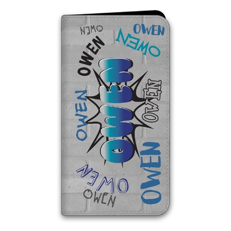 Graffiti Fun iPhone 11 Pro Max Folio Case - Blue