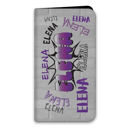 Graffiti Fun iPhone 11 Folio Case - Purple