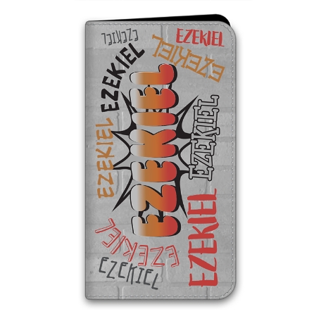 Graffiti Fun iPhone 12 Folio Case - Orange