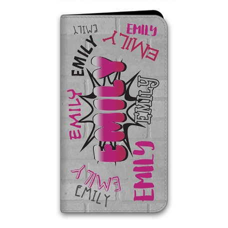 Graffiti Fun iPhone 12 Folio Case - Pink