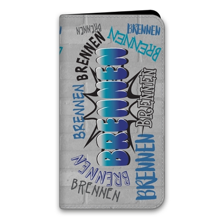 Graffiti Fun iPhone 12 Pro Max Folio Case - Blue