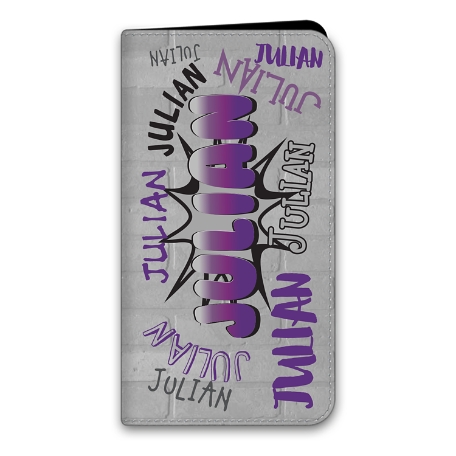Graffiti Fun iPhone 12 Pro Max Folio Case - Purple