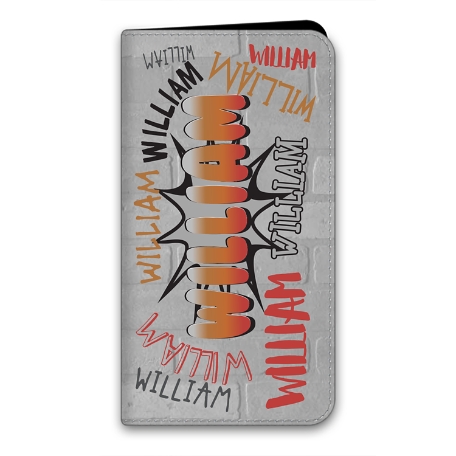 Graffiti Fun iPhone 12 Pro Folio Case - Orange