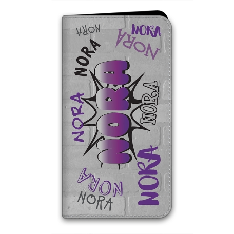 Graffiti Fun iPhone 12 Pro Folio Case - Purple