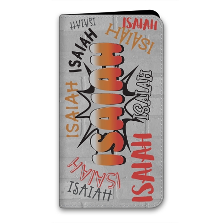 Graffiti Fun iPhone 13 Folio Case - Orange