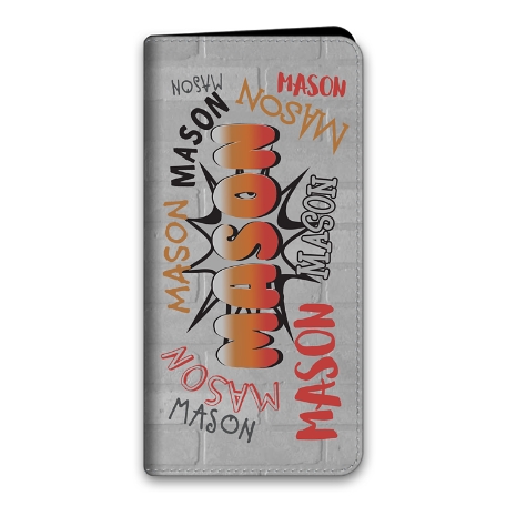 Graffiti Fun Samsung Galaxy S20 5G Folio Case - Orange