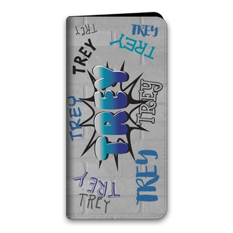 Graffiti Fun Samsung Galaxy S21+ 5G Folio Case - Blue