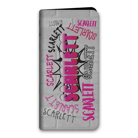 Graffiti Fun Samsung Galaxy S21 5G Folio Case - Pink