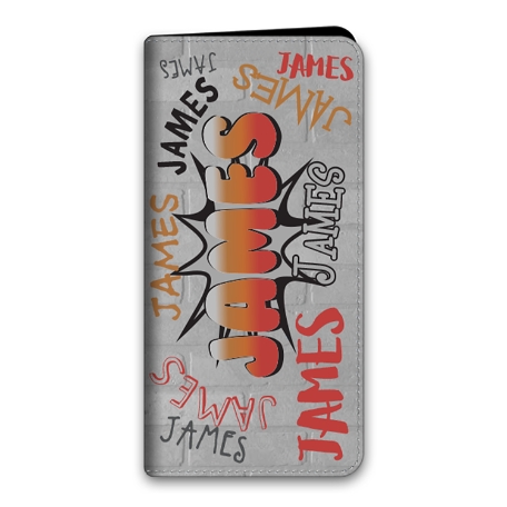 Graffiti Fun Samsung Galaxy S21 Ultra 5G Folio Case - Orange