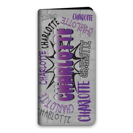 Graffiti Fun Samsung Galaxy S21 Ultra 5G Folio Case - Purple