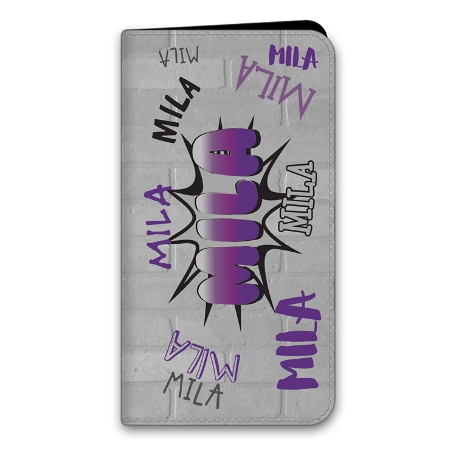 Graffiti Fun Samsung Galaxy S20 Ultra 5G Folio Case - Purple