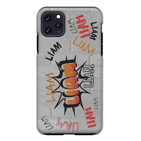 Graffiti Fun iPhone 11 Pro Max Phone Case - Orange