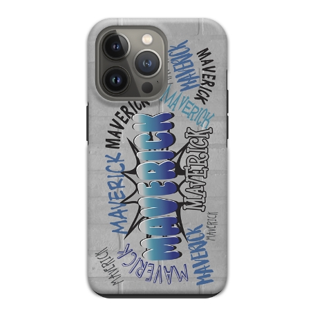 Graffiti Fun iPhone 13 Pro Phone Case - Blue