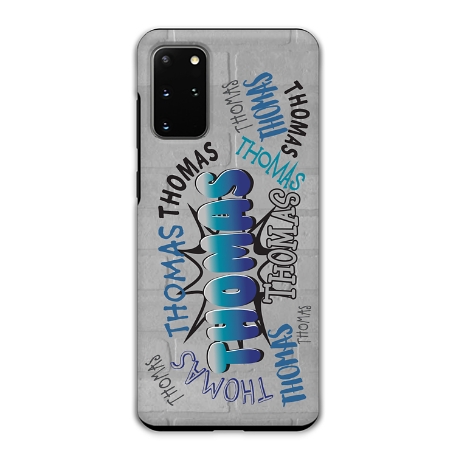 Graffiti Fun Samsung Galaxy S20+ 5G Phone Case - Blue