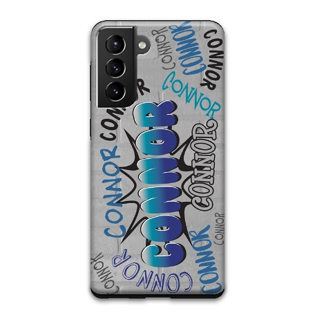 Graffiti Fun Samsung Galaxy S21+ 5G Phone Case - Blue