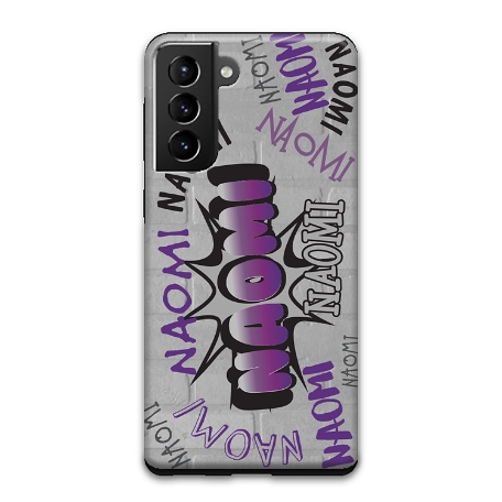 Graffiti Fun Samsung Galaxy S21+ 5G Phone Case - Purple
