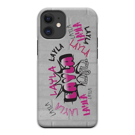 Graffiti Fun iPhone 12 Mini Phone Case - Pink