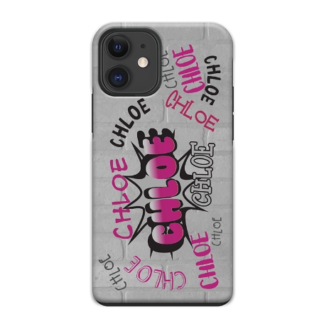 Graffiti Fun iPhone 12 Phone Case - Pink