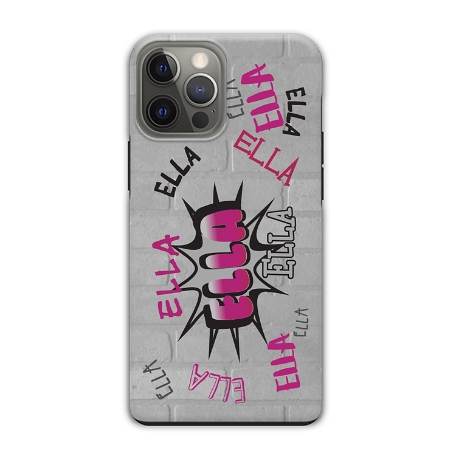 Graffiti Fun iPhone 12 Pro Max Phone Case - Pink