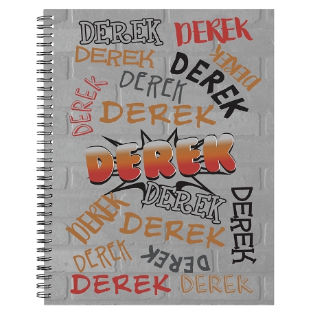 Graffiti Fun Student Planner - Orange