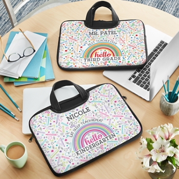 Hello School Year Laptop Carrying Bag