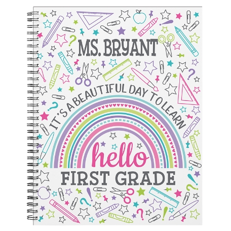 Hello School Year Teacher Planner - Pastel