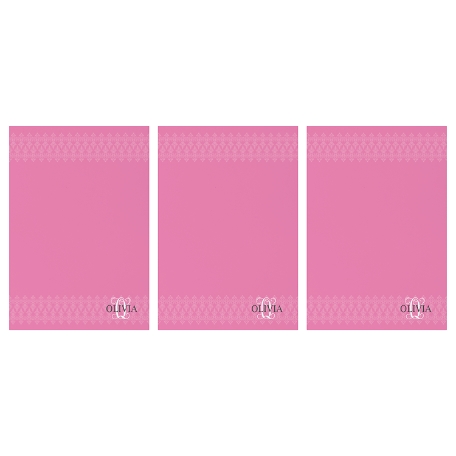 Initial With Name Post-It® Note  - 4x6 Pink