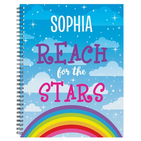 Reach For The Stars Student Planner - Rainbow