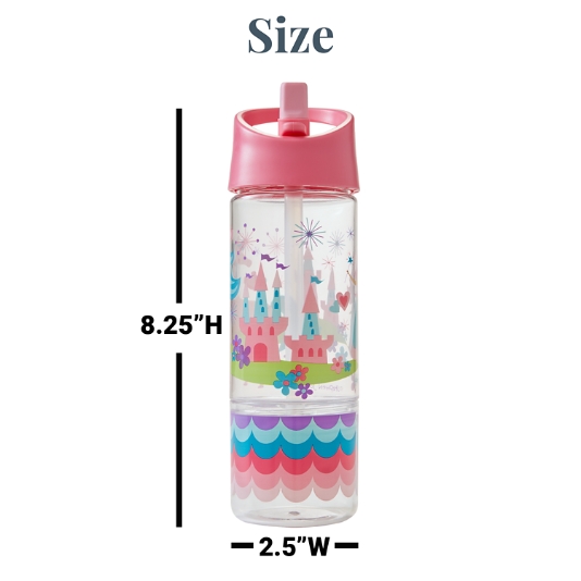 Stephen Joseph Kids Flip Top Water Bottle 10 oz Tritan BPA Free