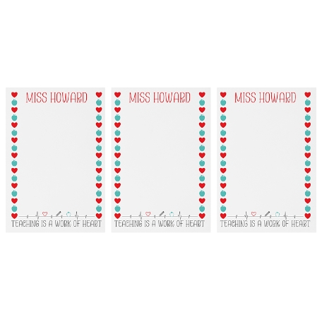 Teaching Is A Work of Heart Post-It® Note - 4x6