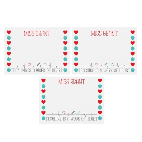 Teaching Is A Work of Heart Post-It® Note - 3x4