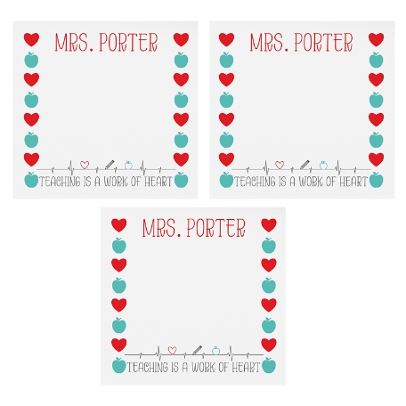 Teaching Is A Work of Heart Post-It® Note - 3x3