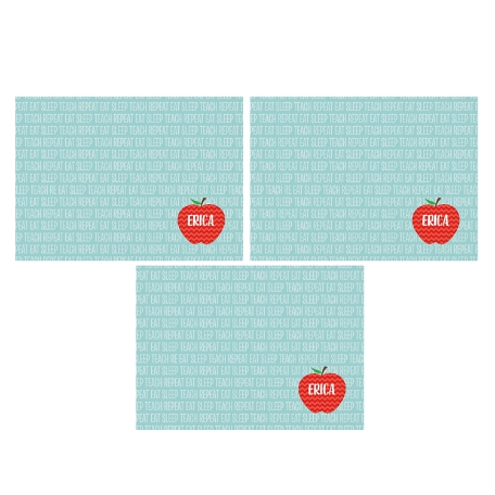 Apple For Teacher Post-It® Note  - 3x4