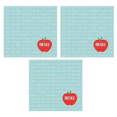 Apple For Teacher Post-It® Note  - 3x3
