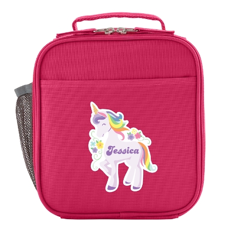 Fun Graphic Pink Lunch Box - Unicorn