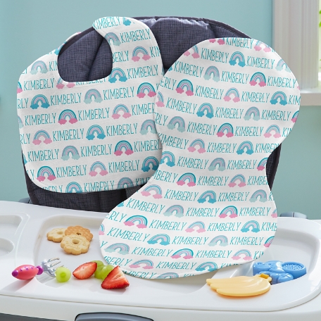 Bundle Of Love Bib & Burp Cloth Set