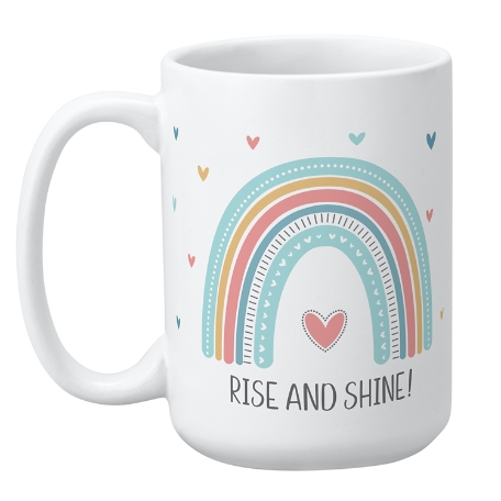 Morning Sunshine! Rainbow Name Mug - 15oz