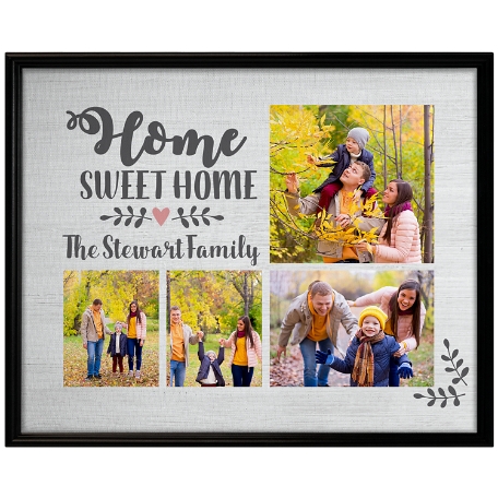 Our Sweet Home Photo Canvas - 16X20 - Framed