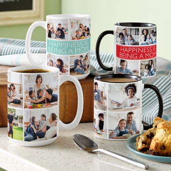 Picture-Perfect Photo Message Tile Mug