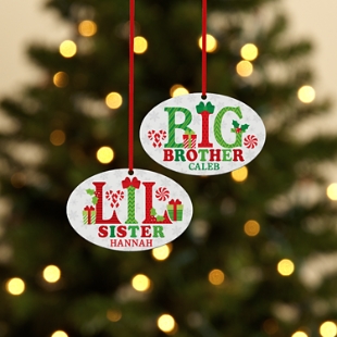 Special Sibling Christmas Bauble